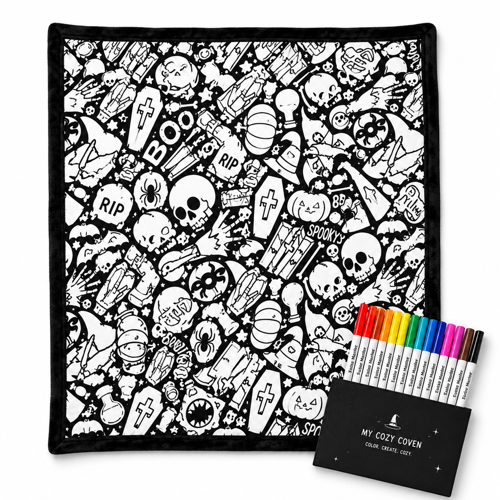 My Cozy Coven | Coloring Blanket