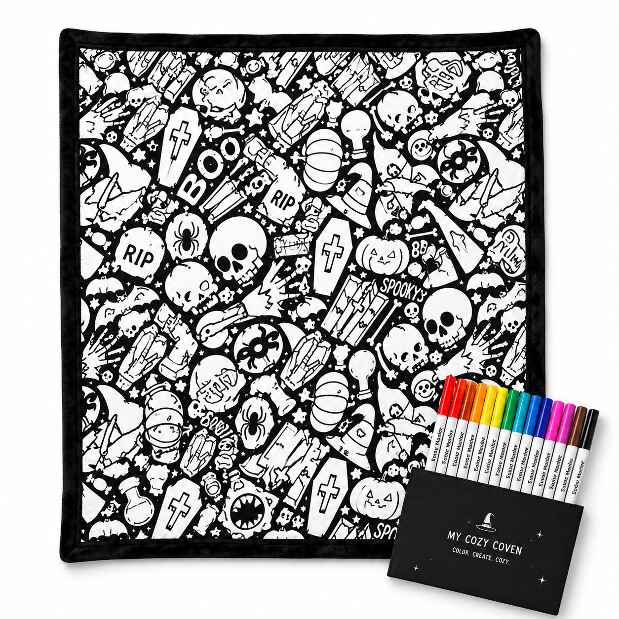 My Cozy Coven | Coloring Blanket